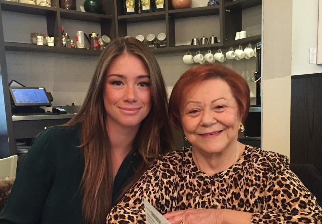 Tabitha and her grandmother, Eva